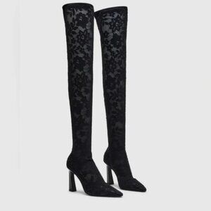 NWOB Steve Madden Serene Lace Over The Knee Boots